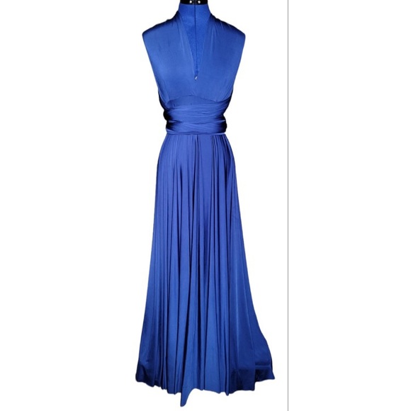 Second Plus Midnight Blue Infinity Dress - Picture 2 of 6